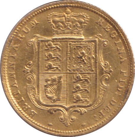 1883 GOLD HALF SOVEREIGN ( AUNC ) - HALF SOVEREIGN - Cambridgeshire Coins