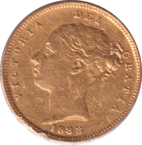 1883 GOLD HALF SOVEREIGN ( GVF ) - HALF SOVEREIGN - Cambridgeshire Coins