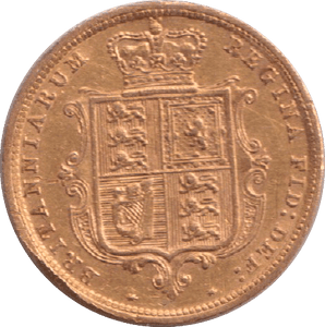 1883 GOLD HALF SOVEREIGN ( GVF ) - HALF SOVEREIGN - Cambridgeshire Coins