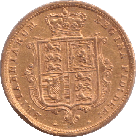 1883 GOLD HALF SOVEREIGN ( GVF ) - HALF SOVEREIGN - Cambridgeshire Coins