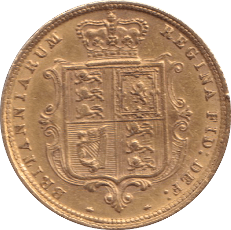 1883 GOLD HALF SOVEREIGN ( GVF ) - HALF SOVEREIGN - Cambridgeshire Coins