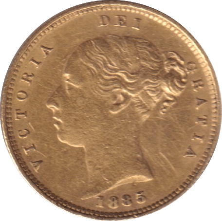 1883 GOLD HALF SOVEREIGN ( GVF ) - HALF SOVEREIGN - Cambridgeshire Coins