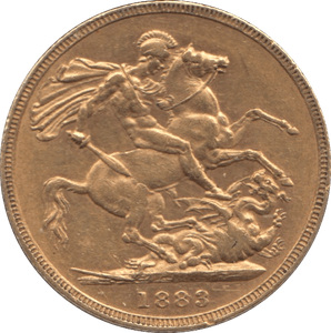 1883 GOLD SOVEREIGN ( GVF ) MELBOURNE MINT - Sovereign - Cambridgeshire Coins