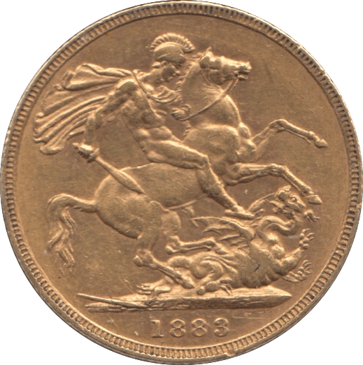 1883 GOLD SOVEREIGN ( GVF ) MELBOURNE MINT - Sovereign - Cambridgeshire Coins