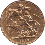 1883 GOLD SOVEREIGN ( GVF ) - SOVEREIGN - Cambridgeshire Coins