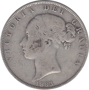 1883 HALF CROWN ( F ) - WORLD COINS - Cambridgeshire Coins