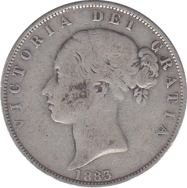 1883 HALF CROWN ( F ) - WORLD COINS - Cambridgeshire Coins