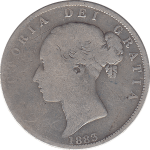1883 HALF CROWN ( F ) - WORLD COINS - Cambridgeshire Coins