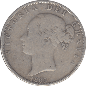 1883 HALF CROWN ( FAIR ) - HALFCROWN - Cambridgeshire Coins