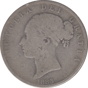 1883 HALF CROWN ( FINE ) - HALFCROWN - Cambridgeshire Coins