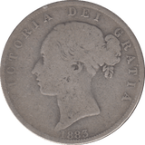 1883 HALF CROWN ( FINE ) - HALFCROWN - Cambridgeshire Coins