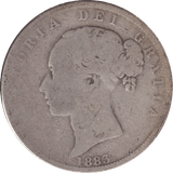 1883 HALF CROWN ( NF ) - HALF FARTHING - Cambridgeshire Coins