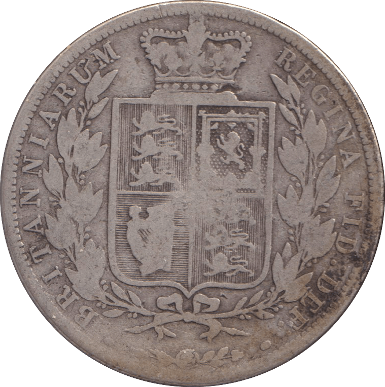 1883 HALF CROWN ( NF ) - HALF FARTHING - Cambridgeshire Coins