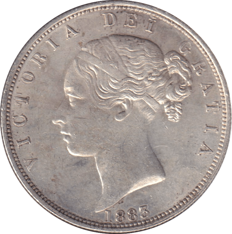 1883 HALFCROWN ( AUNC ) - HALFCROWN - Cambridgeshire Coins