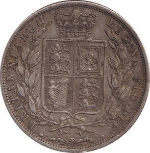 1883 HALFCROWN ( EF ) - HALFCROWN - Cambridgeshire Coins