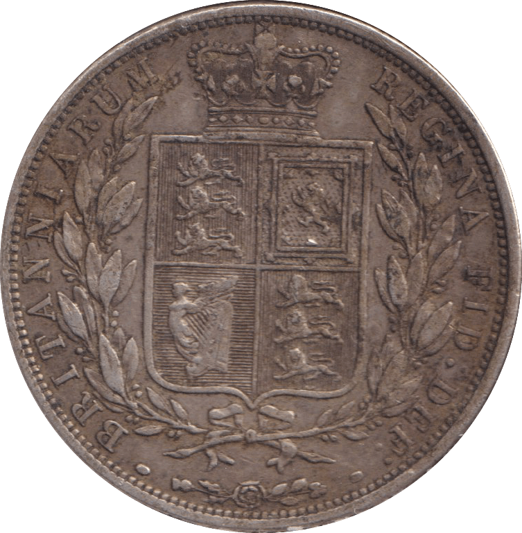 1883 HALFCROWN ( EF ) - HALFCROWN - Cambridgeshire Coins