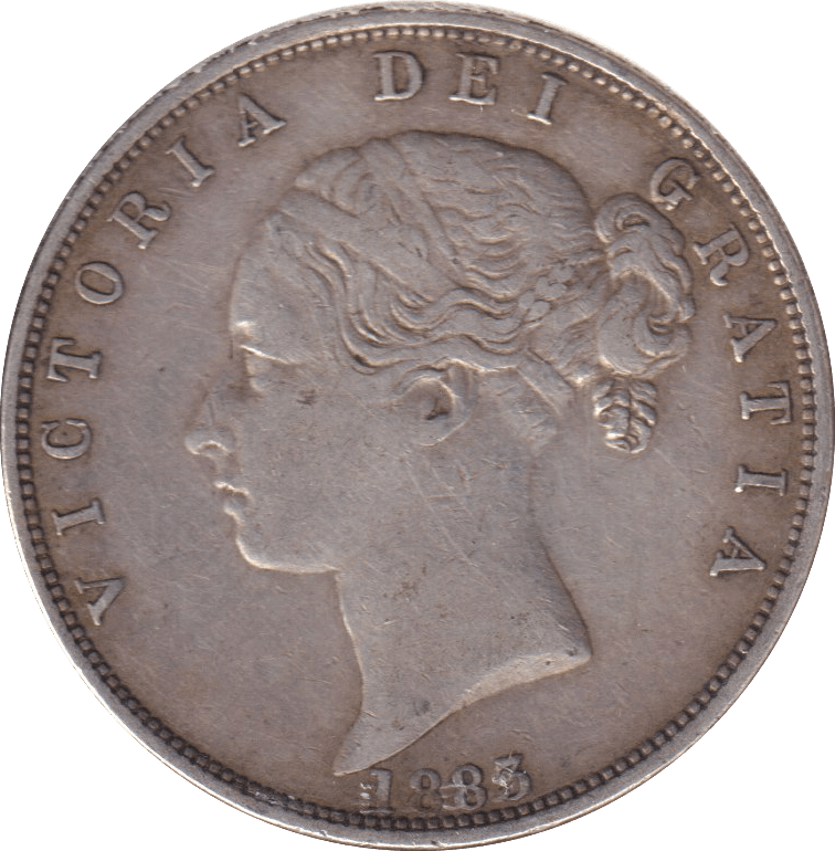 1883 HALFCROWN ( EF ) - HALFCROWN - Cambridgeshire Coins