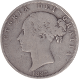 1883 HALFCROWN ( F ) - Halfcrown - Cambridgeshire Coins