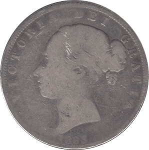 1883 HALFCROWN ( FAIR ) - Halfcrown - Cambridgeshire Coins