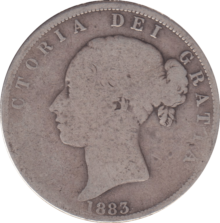 1883 HALFCROWN ( FINE ) - HALFCROWN - Cambridgeshire Coins