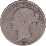 1883 HALFCROWN ( FINE ) - HALFCROWN - Cambridgeshire Coins