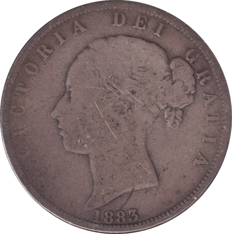 1883 HALFCROWN ( FINE ) - HALFCROWN - Cambridgeshire Coins