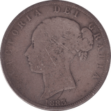 1883 HALFCROWN ( FINE ) - HALFCROWN - Cambridgeshire Coins