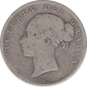 1883 HALFCROWN ( FINE ) - HALFCROWN - Cambridgeshire Coins