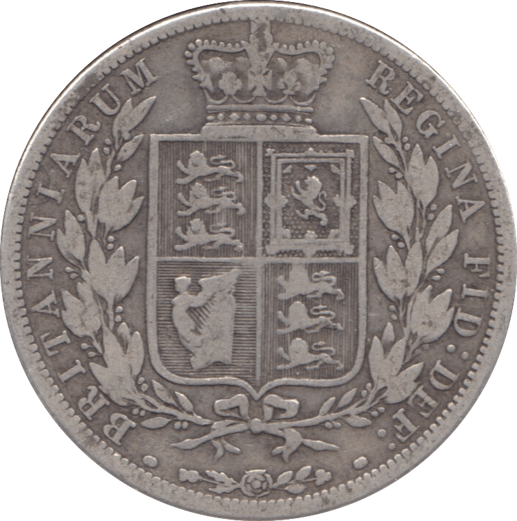 1883 HALFCROWN ( FINE ) - HALFCROWN - Cambridgeshire Coins