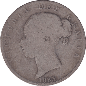 1883 HALFCROWN ( FINE ) - HALFCROWN - Cambridgeshire Coins