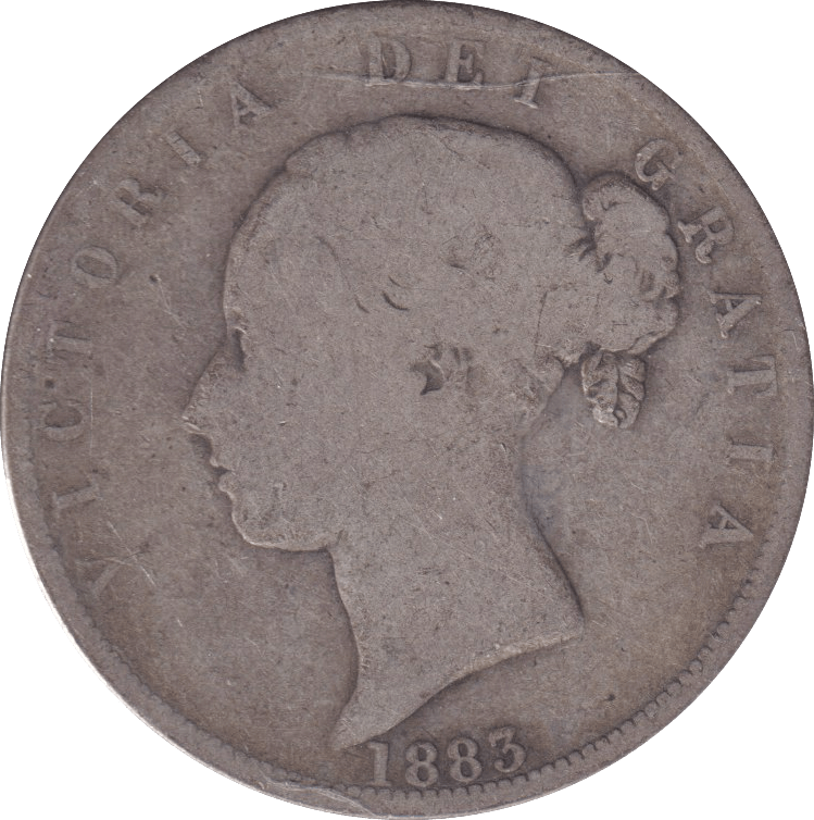 1883 HALFCROWN ( FINE ) - HALFCROWN - Cambridgeshire Coins