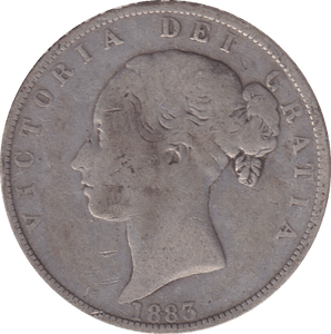 1883 HALFCROWN ( FINE ) - HALFCROWN - Cambridgeshire Coins