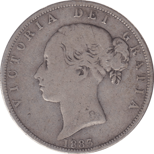 1883 HALFCROWN ( GF ) - HALFCROWN - Cambridgeshire Coins