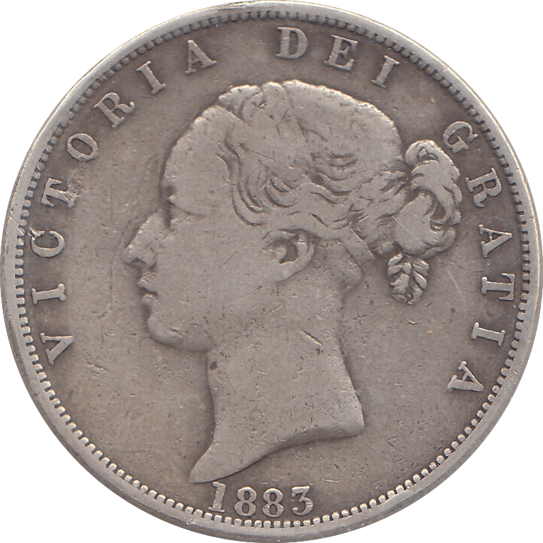 1883 HALFCROWN ( GF ) - HALFCROWN - Cambridgeshire Coins