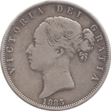 1883 HALFCROWN ( GF ) - HALFCROWN - Cambridgeshire Coins