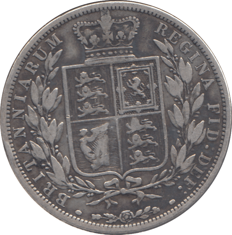 1883 HALFCROWN ( GF ) - HALFCROWN - Cambridgeshire Coins