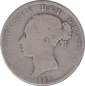 1883 HALFCROWN ( NF ) A - HALFCROWN - Cambridgeshire Coins