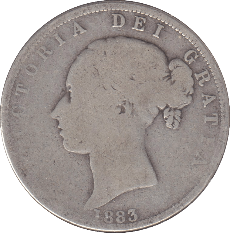 1883 HALFCROWN ( NF ) A - HALFCROWN - Cambridgeshire Coins