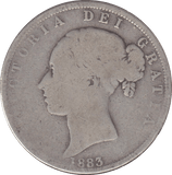 1883 HALFCROWN ( NF ) A - HALFCROWN - Cambridgeshire Coins