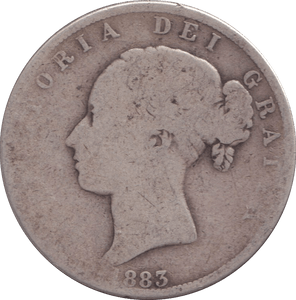 1883 HALFCROWN ( NF ) - HALFCROWN - Cambridgeshire Coins