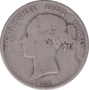1883 HALFCROWN ( NF ) - HALFCROWN - Cambridgeshire Coins