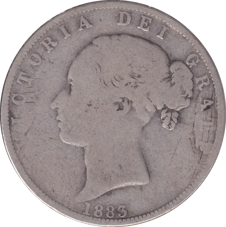 1883 HALFCROWN ( NF ) - HALFCROWN - Cambridgeshire Coins