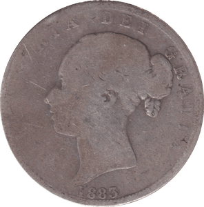 1883 HALFCROWN ( NF ) - HALFCROWN - Cambridgeshire Coins