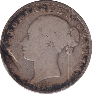 1883 HALFCROWN ( NF ) - HALFCROWN - Cambridgeshire Coins