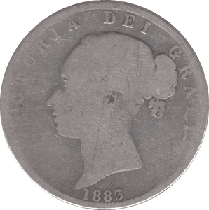 1883 HALFCROWN ( NF ) - HALFCROWN - Cambridgeshire Coins