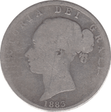 1883 HALFCROWN ( NF ) - HALFCROWN - Cambridgeshire Coins