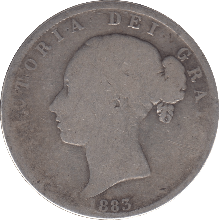1883 HALFCROWN ( NF ) - Halfcrown - Cambridgeshire Coins