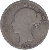 1883 HALFCROWN ( NF ) - Halfcrown - Cambridgeshire Coins