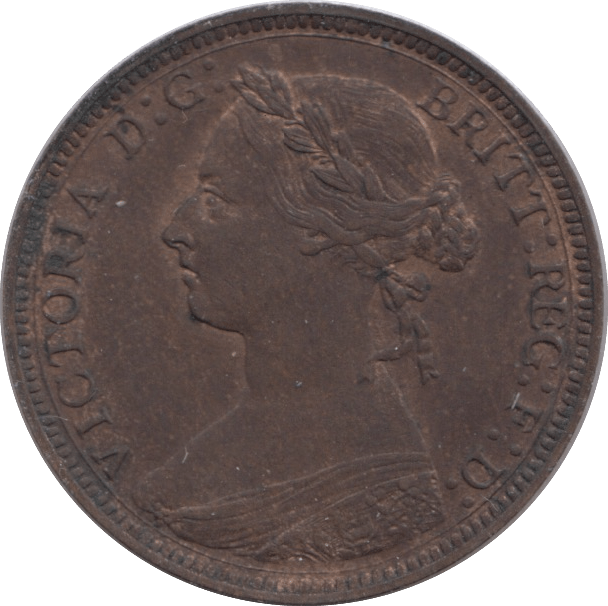 1883 HALFPENNY ( AUNC ) - Halfpenny - Cambridgeshire Coins