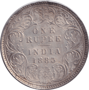 1883 INDIA ONE RUPEE - WORLD COINS - Cambridgeshire Coins